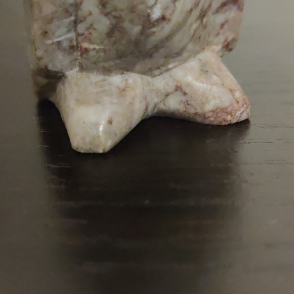 Vintage carved soapstone tribal owl 🦉 - Picture 5 of 7